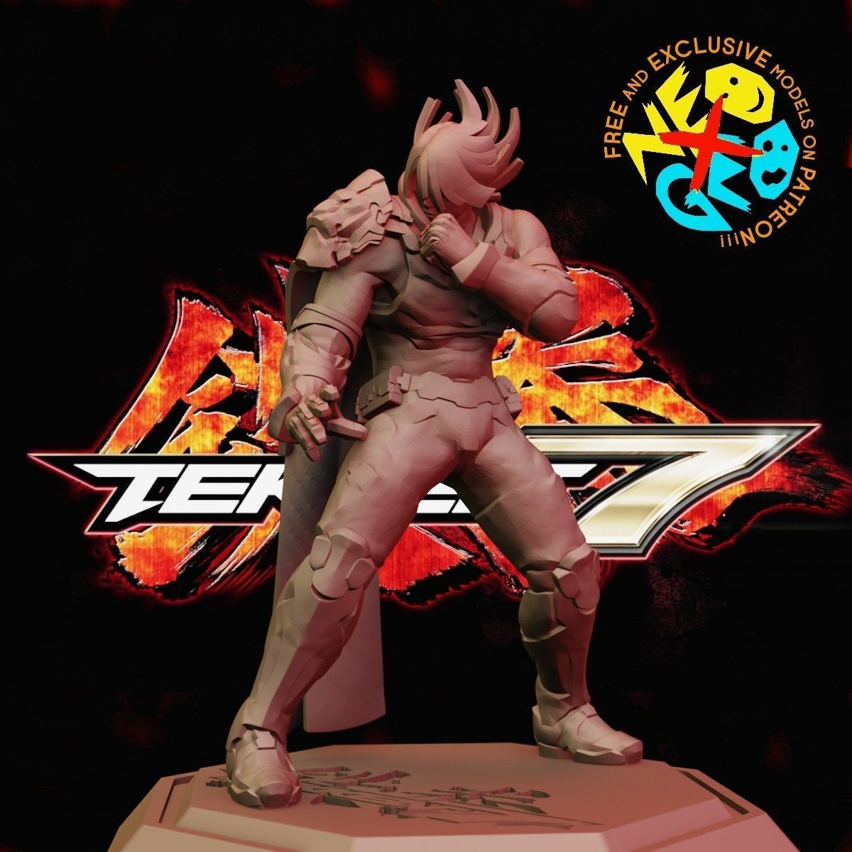 LARS - TEKKEN 7 3D print model_1