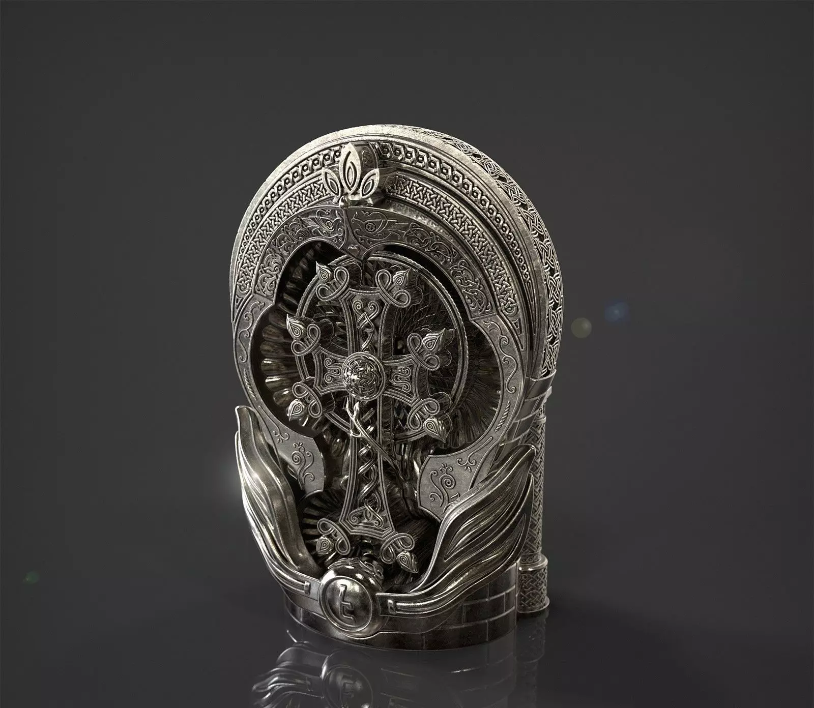 Epic Cross Very Great Sculpture and Historical 3D model 3D print model_0