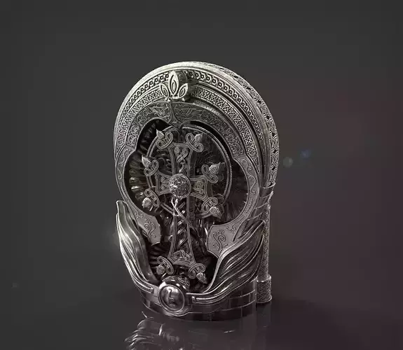 Epic Cross Very Great Sculpture and Historical 3D model