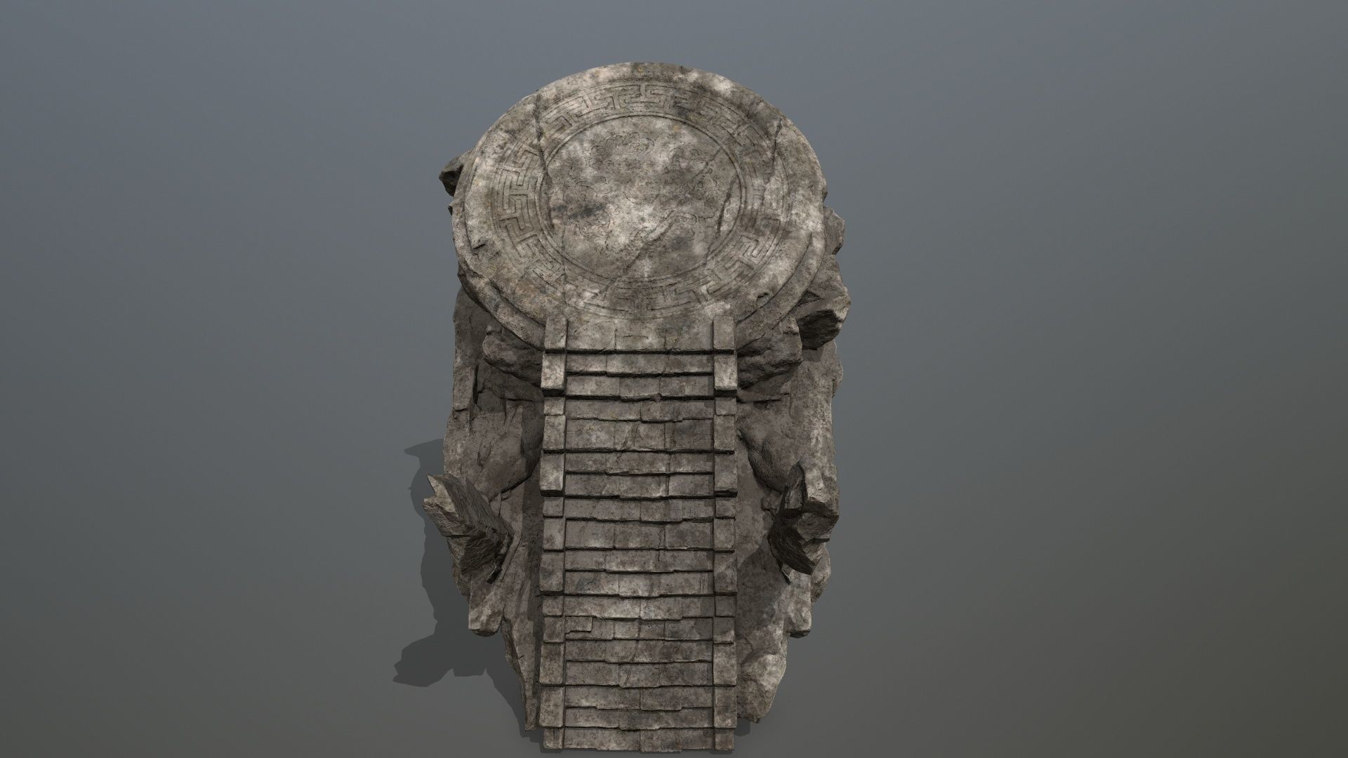 temple Low-poly 3D model_11