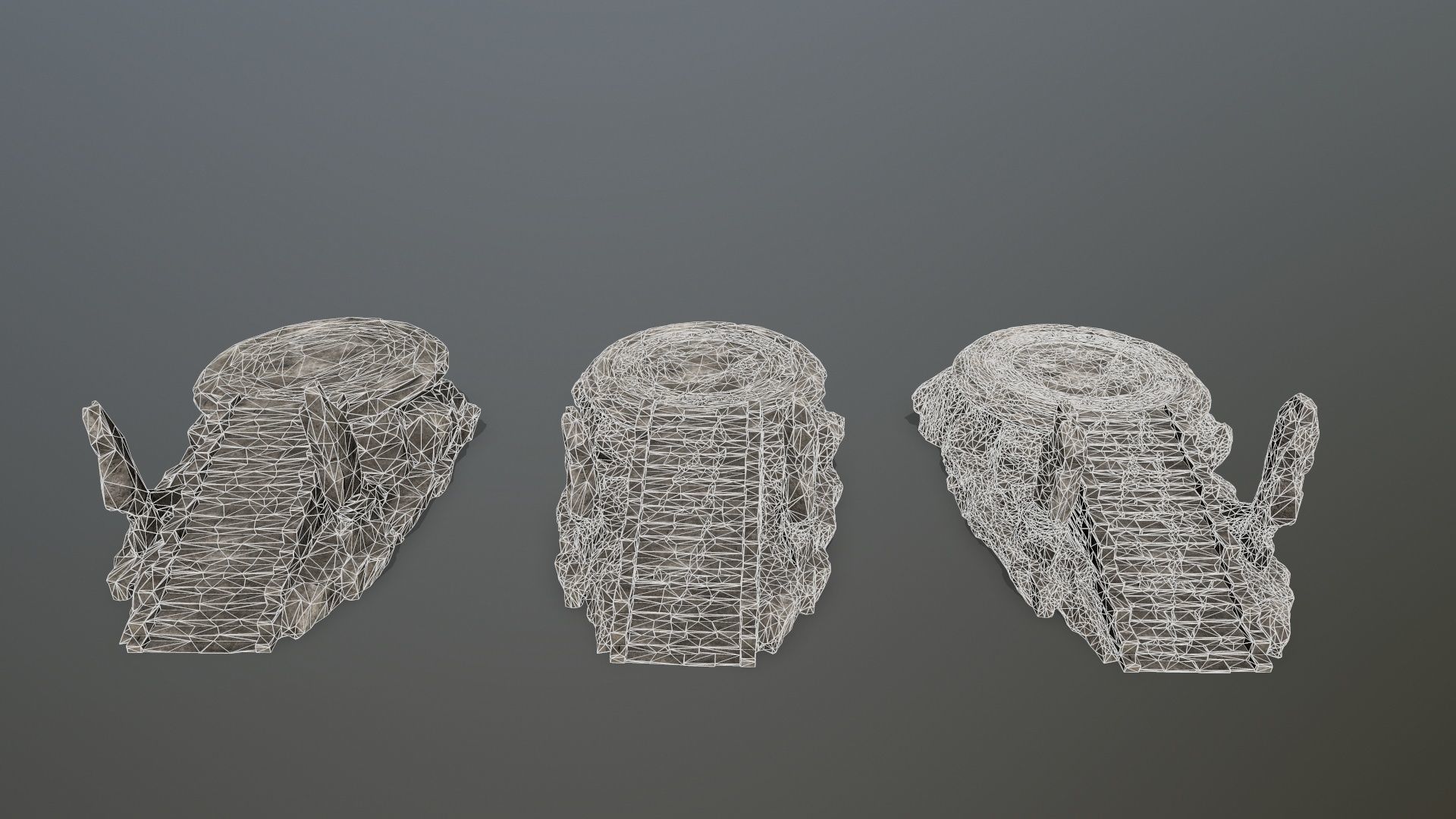 temple Low-poly 3D model_15