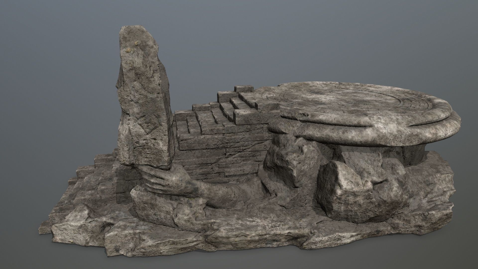 temple Low-poly 3D model_13