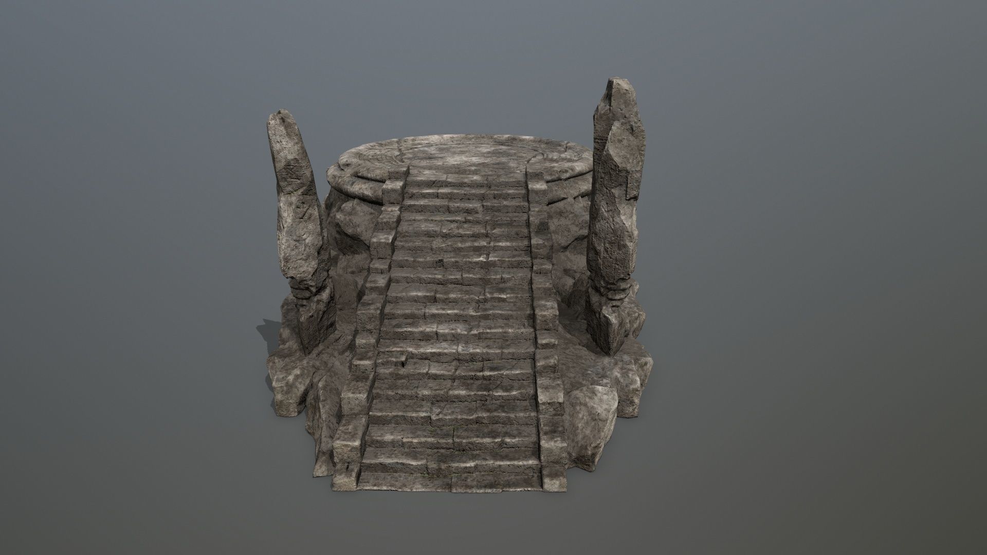 temple Low-poly 3D model_10