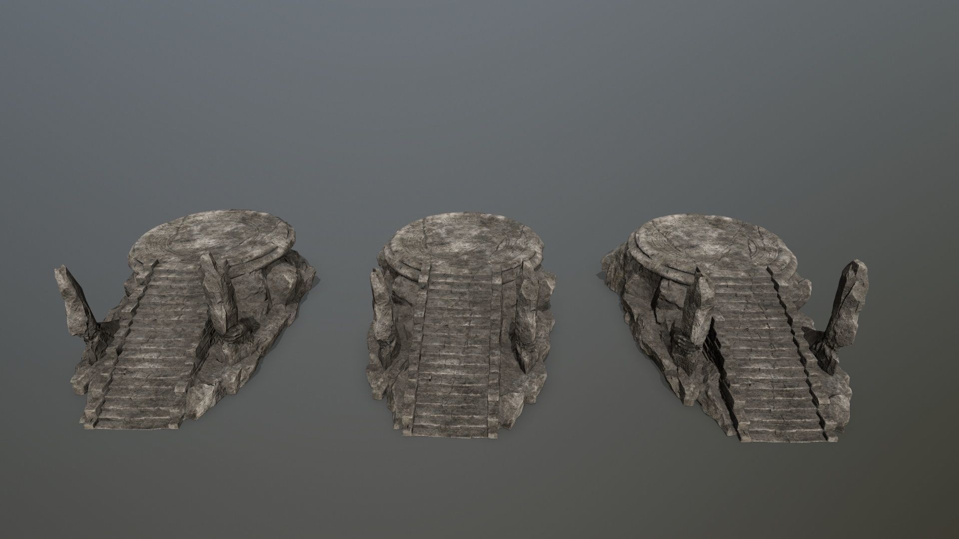 temple Low-poly 3D model_14