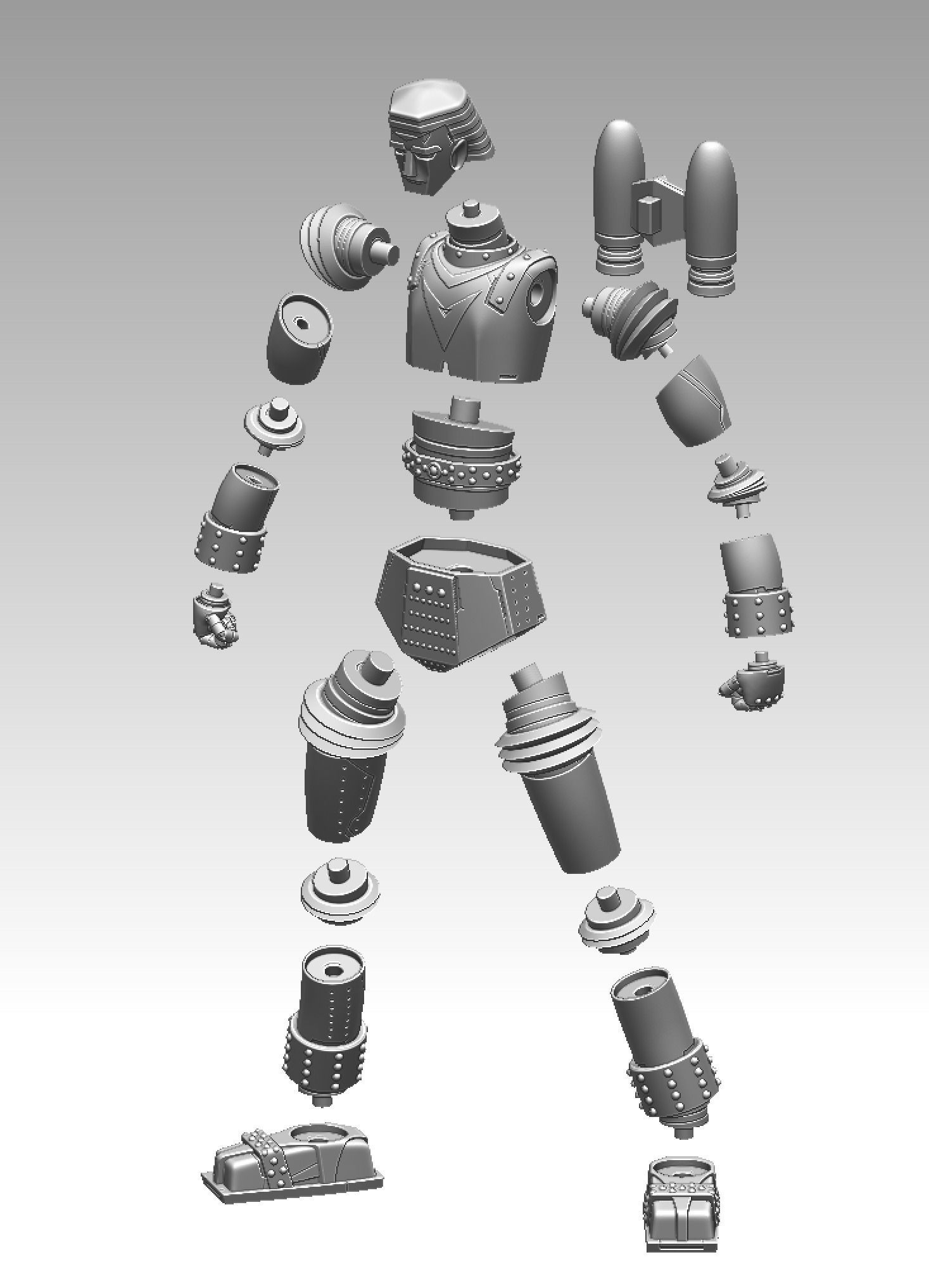 Giant Robo 3D print model_2