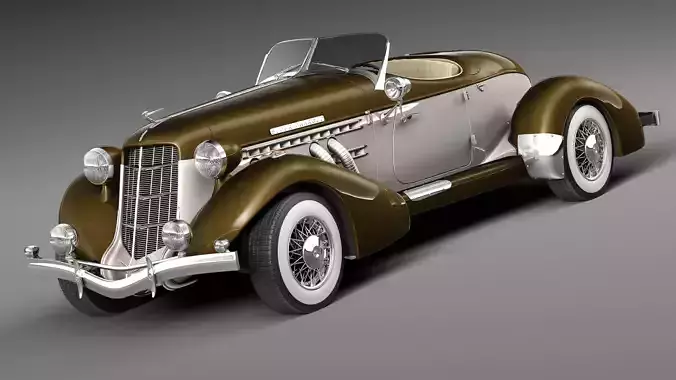 Auburn Speedster 851 3D model