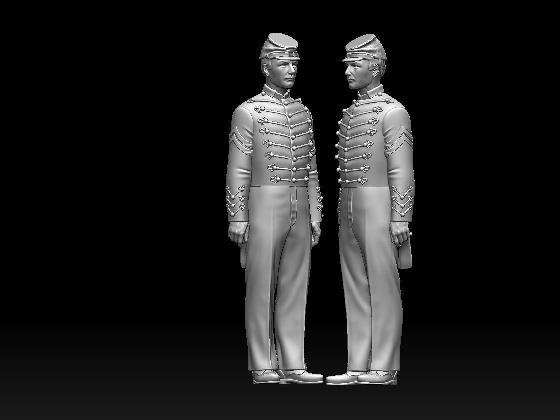 West Point Cadet  3D print model_8
