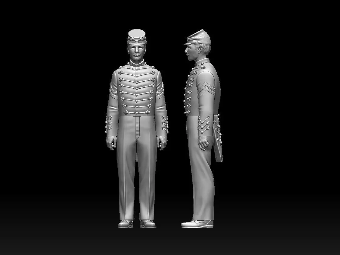 West Point Cadet  3D print model_0