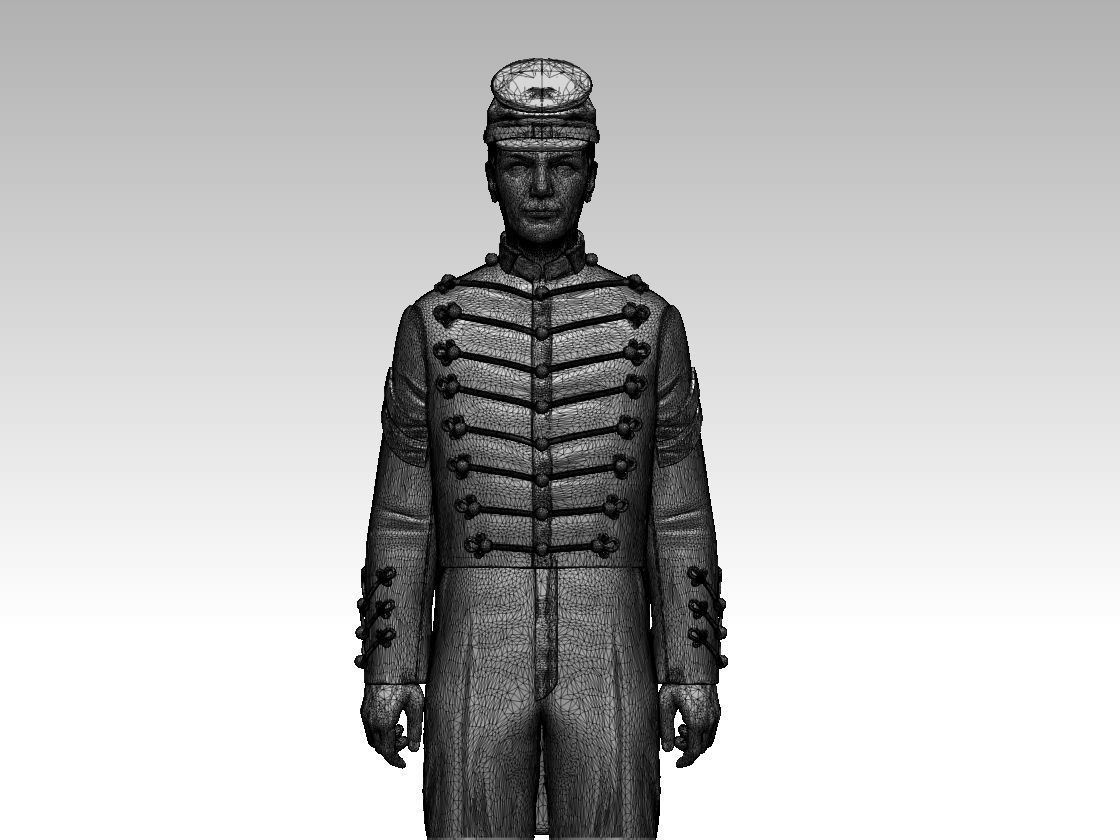 West Point Cadet  3D print model_4