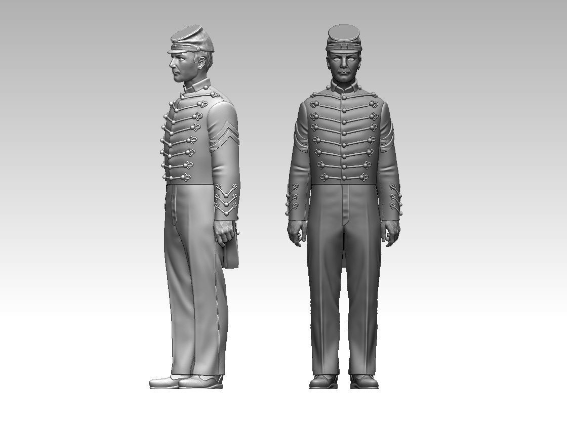 West Point Cadet  3D print model_1