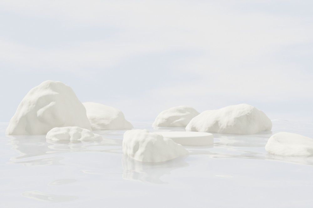 Minimal podium for product presentation 3D model_3