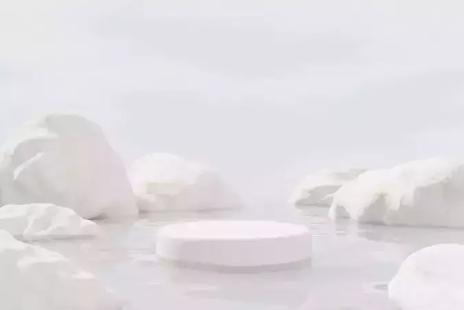 Minimal podium for product presentation