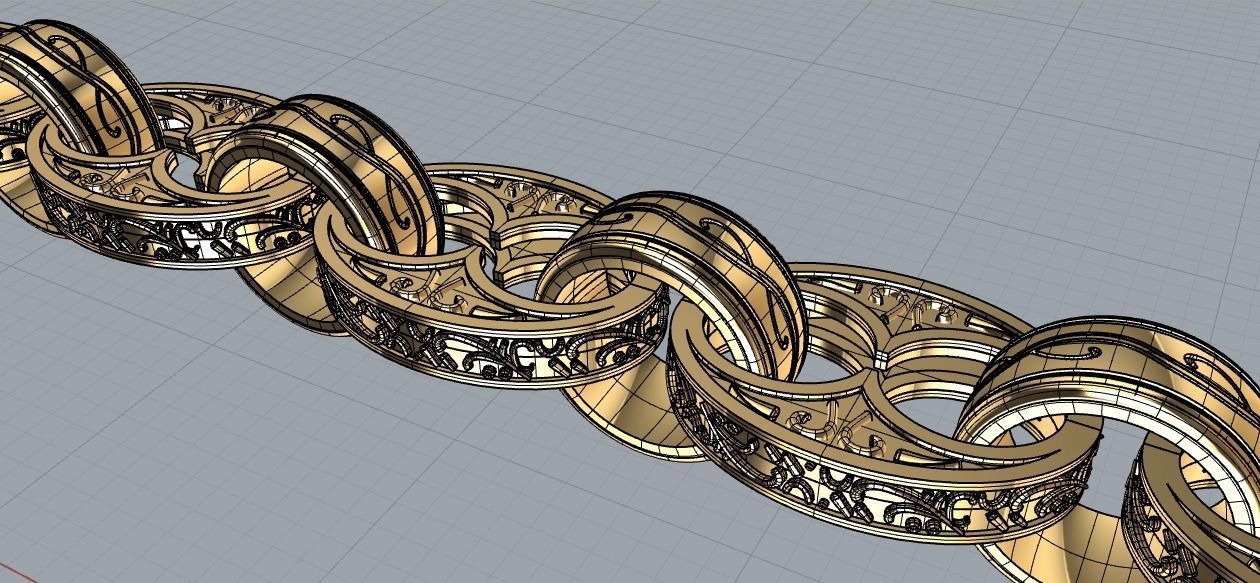 Gucci link becher link  3D print model_3