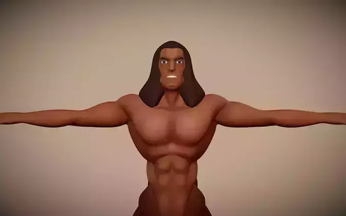 Centaur Character  - UV - Texture Low-poly 3D model