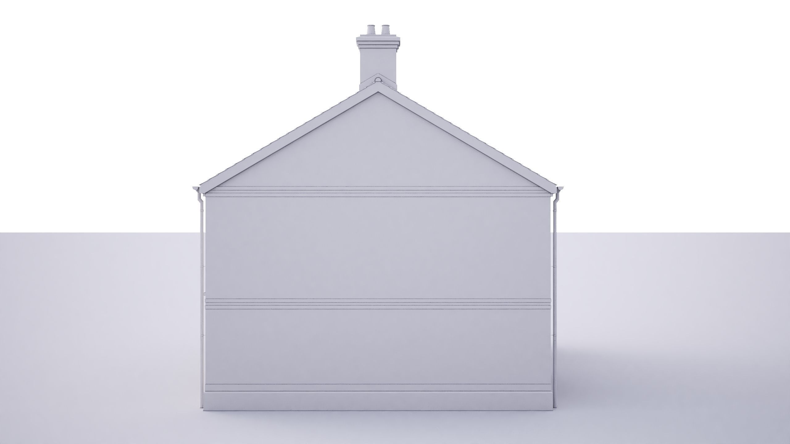 British House Trap Road Plot1-2 3D model_3