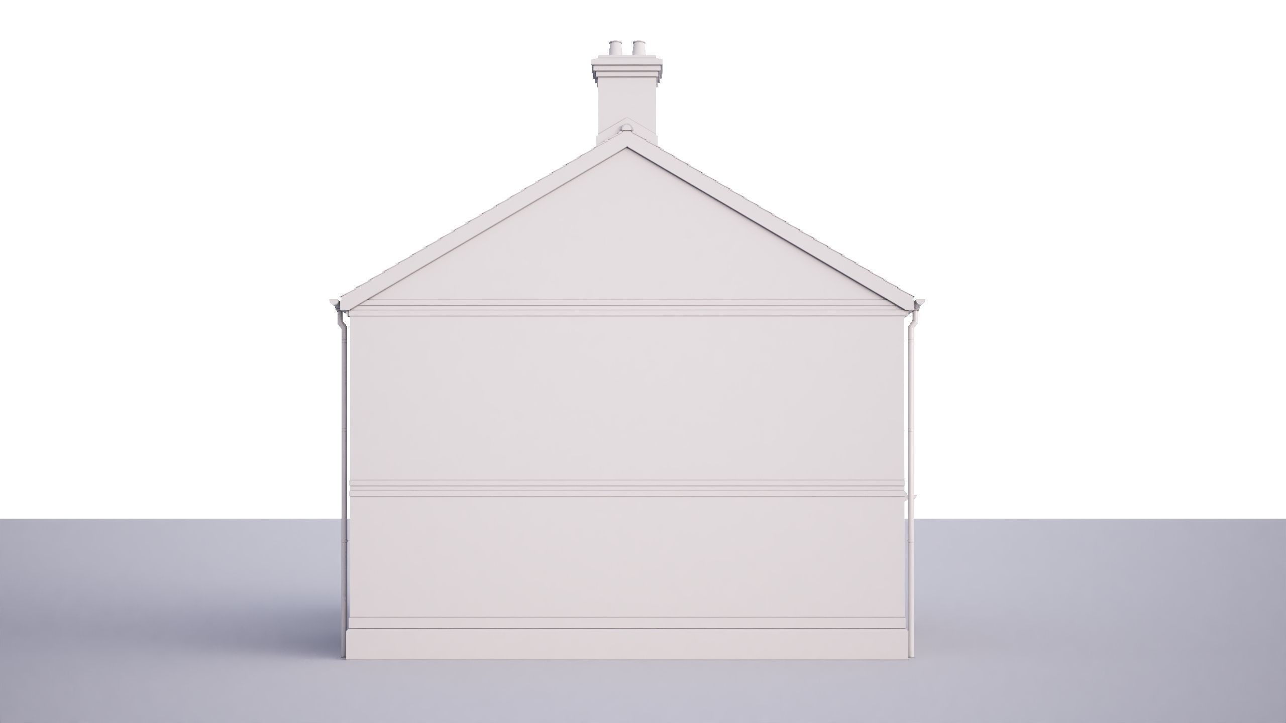 British House Trap Road Plot1-2 3D model_2