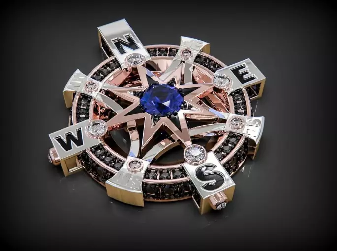 Compass Pendant Very Beautiful and Original 3D print model