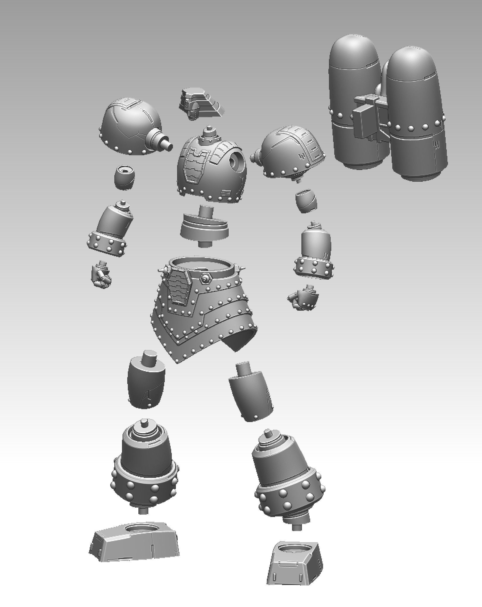 Giant Robo ova ver 3D print model_2