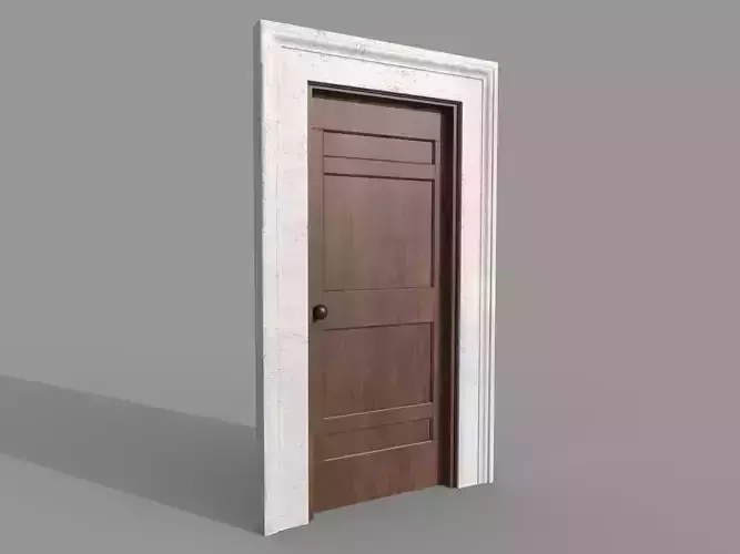 Wooden door 6