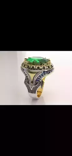 Custom Design Special Order Silver Men Ring stl file