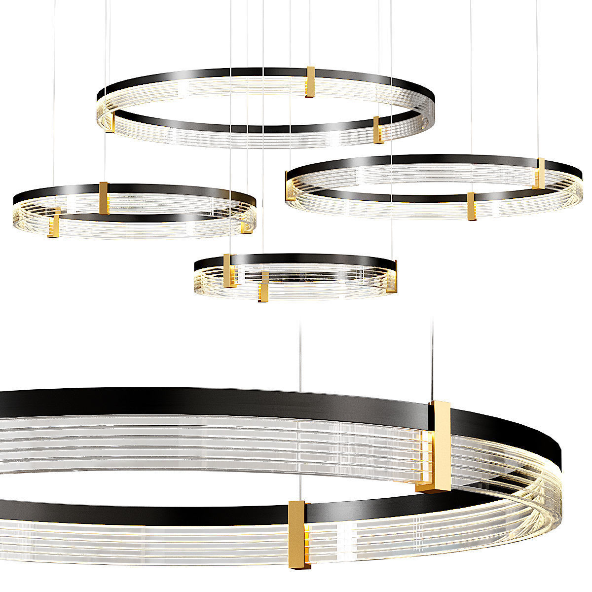 Lampatron ALMER COMBO pendant light 3D model_1
