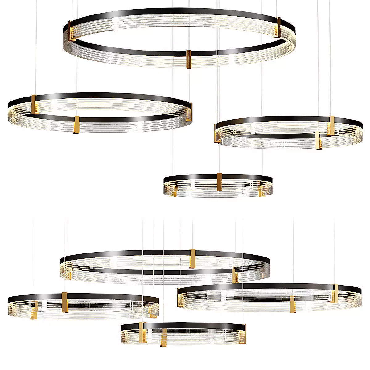 Lampatron ALMER COMBO pendant light 3D model_0