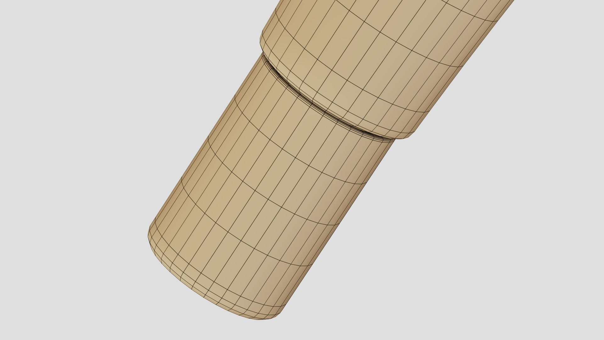 Black Cosmetic Tube 02 3D model_8