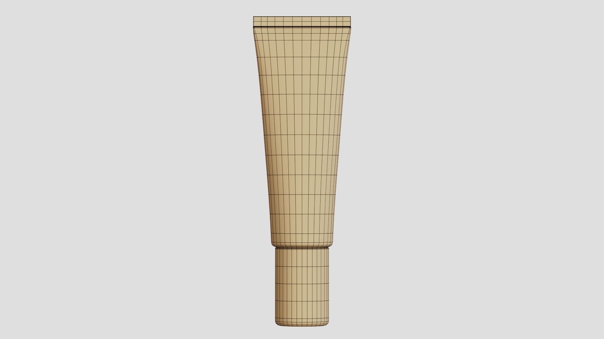Black Cosmetic Tube 02 3D model_5
