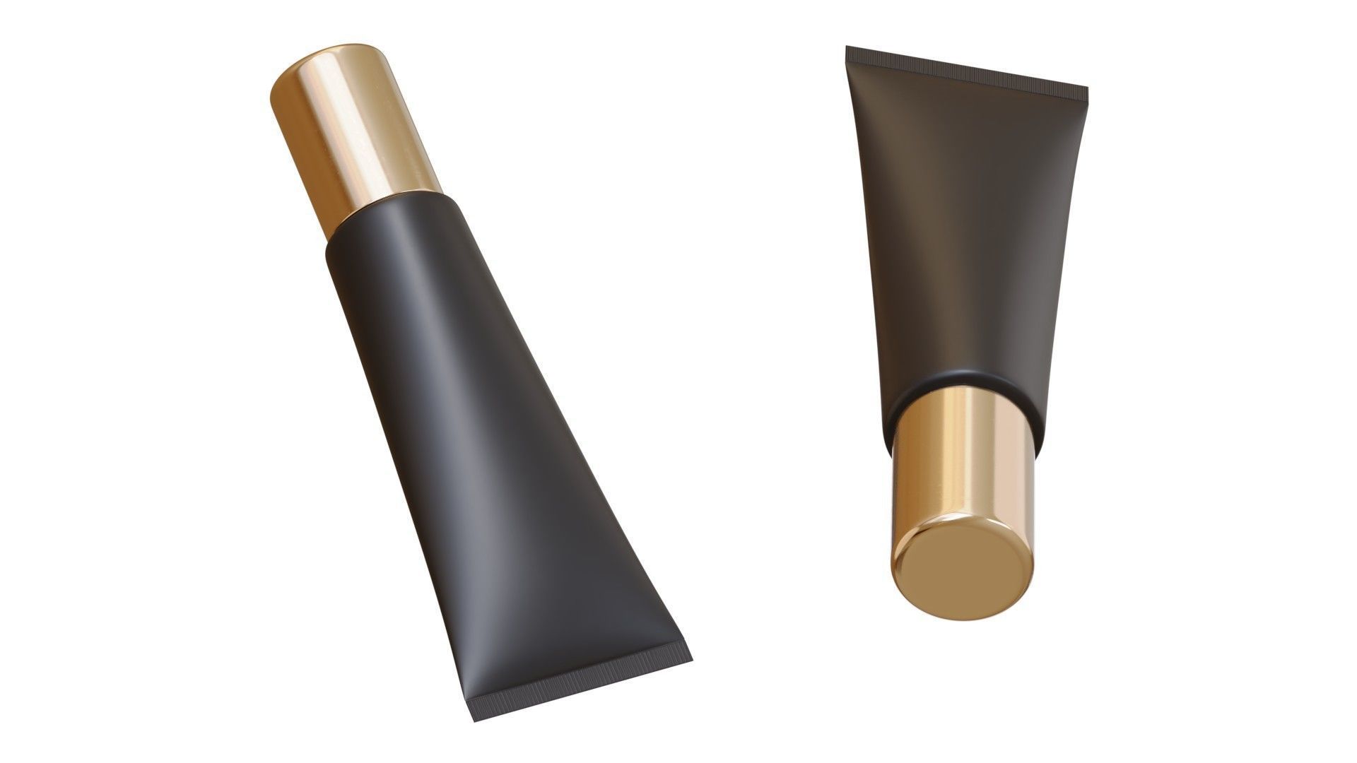 Black Cosmetic Tube 02 3D model_4