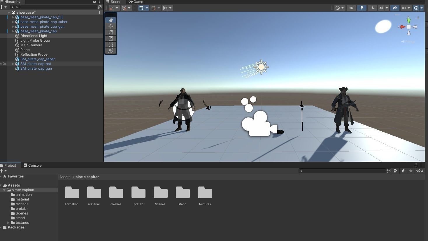 Pirate Captain Low-poly 3D model_22