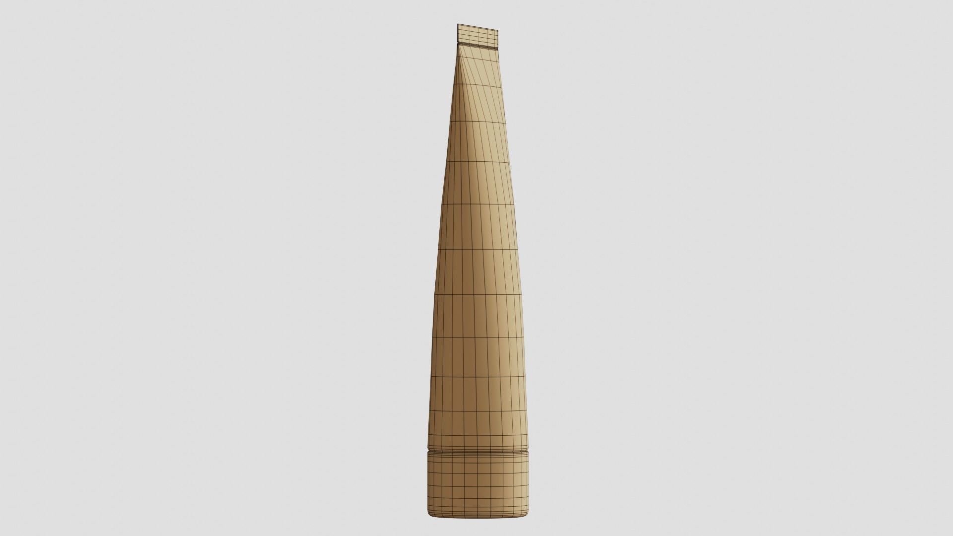 Black Cosmetic Tube 03 3D model_6