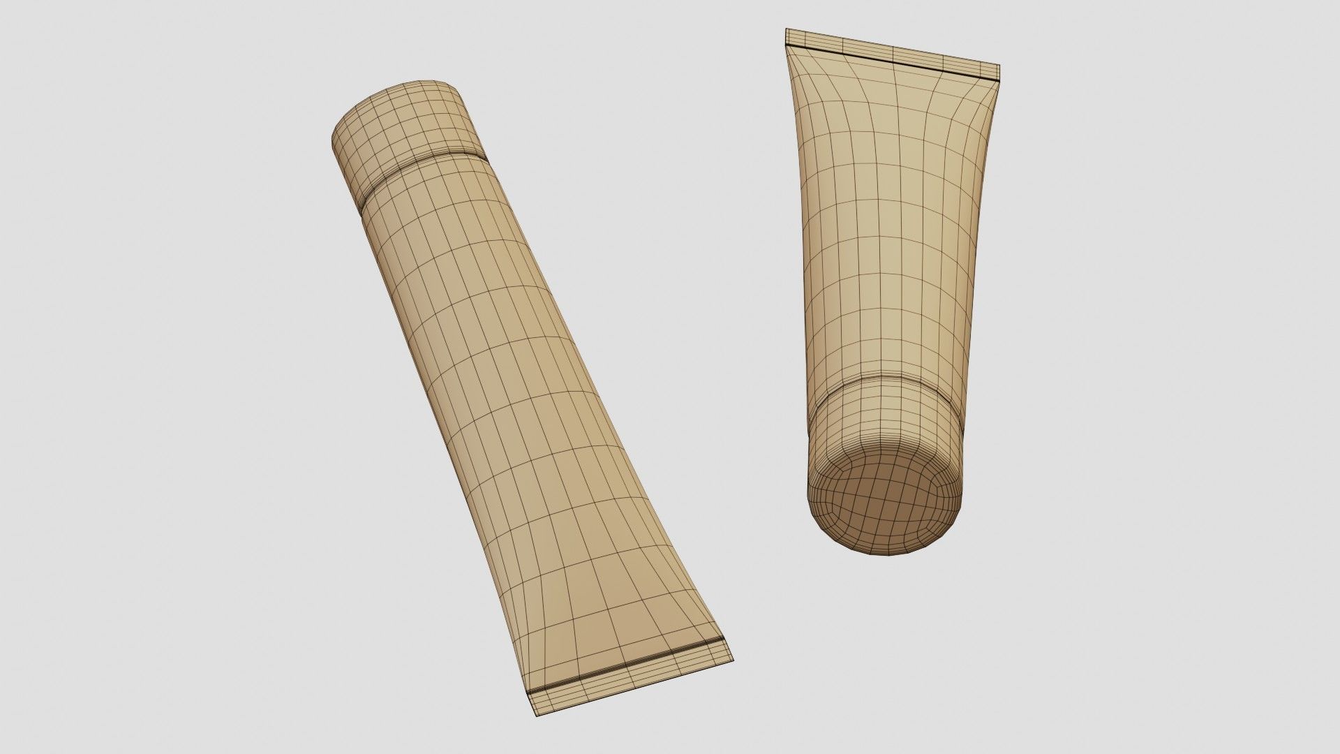 Black Cosmetic Tube 03 3D model_9