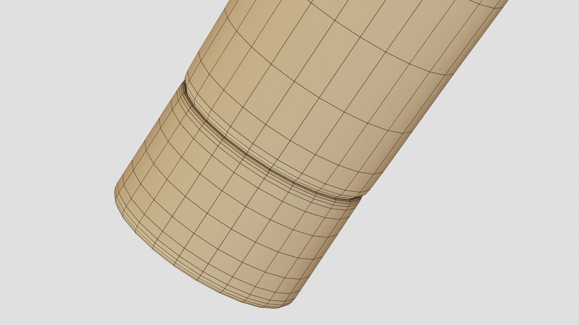 Black Cosmetic Tube 03 3D model_8