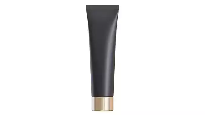 Black Cosmetic Tube 03 3D model
