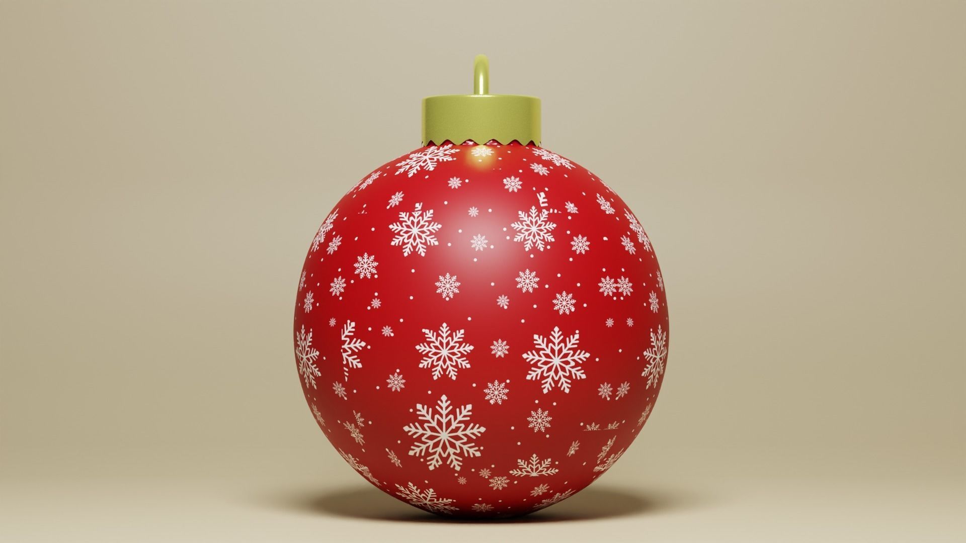 Christmas Ball 3D model_4