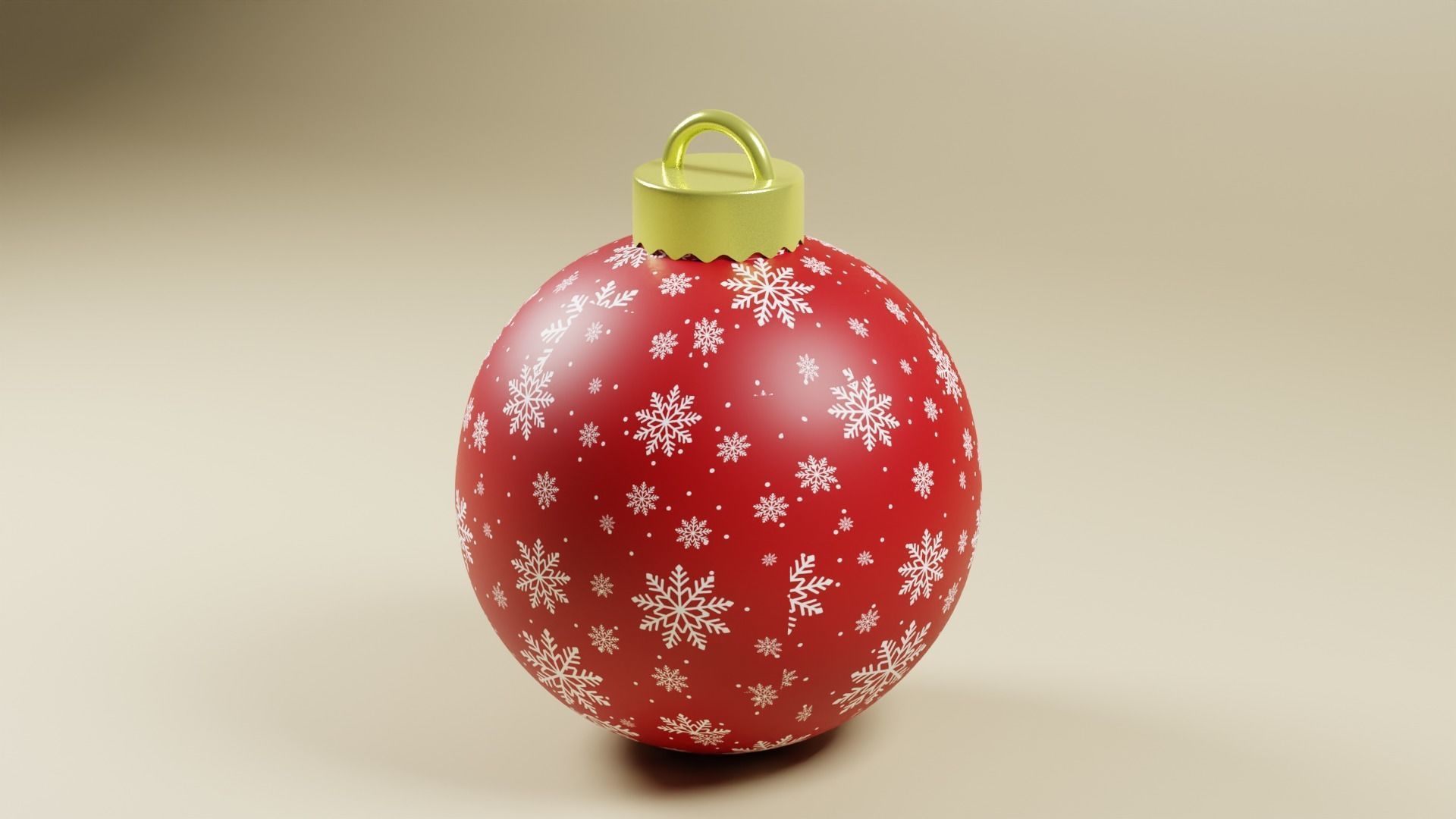 Christmas Ball 3D model_2