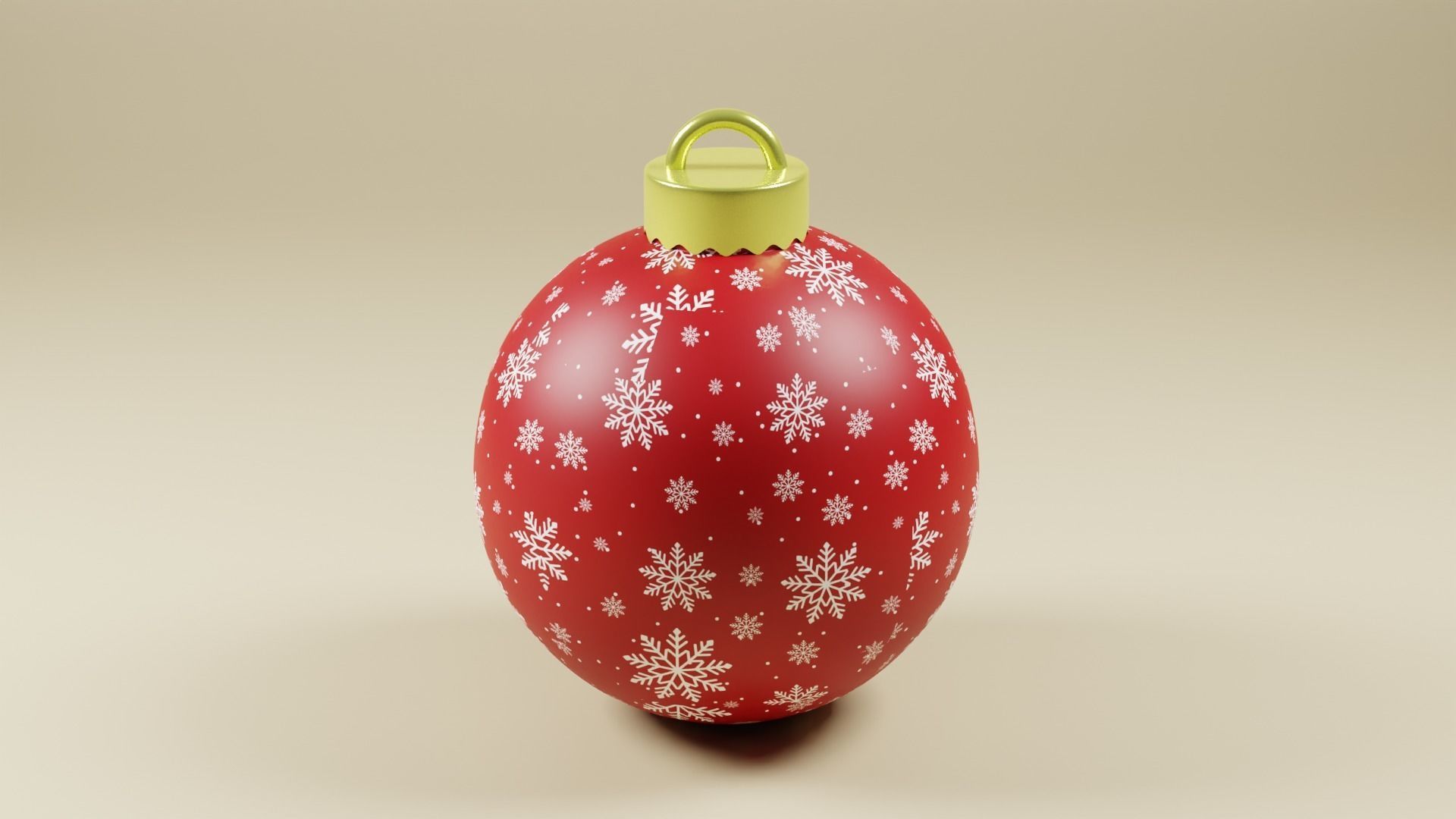 Christmas Ball 3D model_1