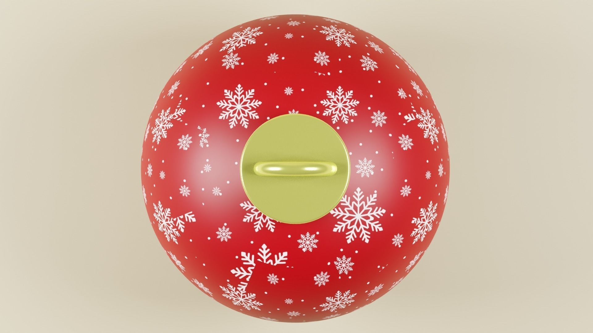 Christmas Ball 3D model_3