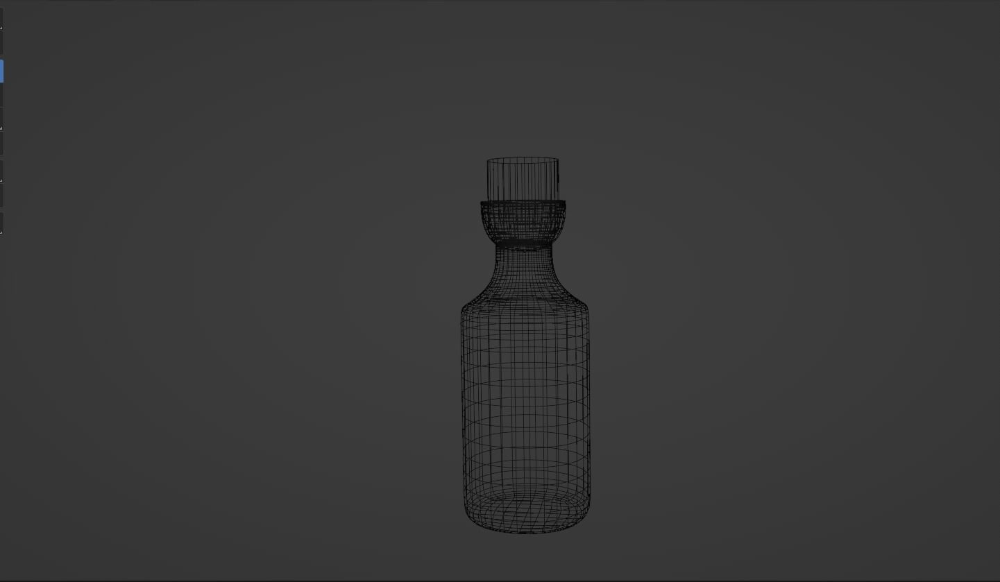 beer bottle 3D 3D model_1