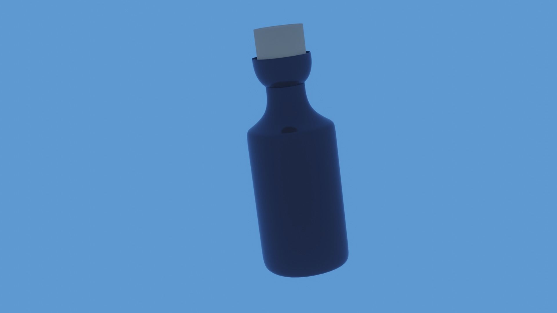 beer bottle 3D 3D model_3