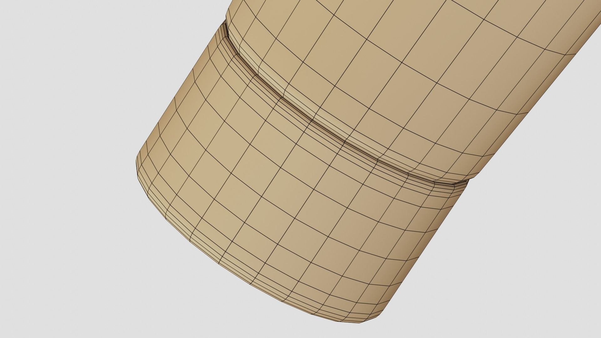 Black Cosmetic Tube 04 3D model_8