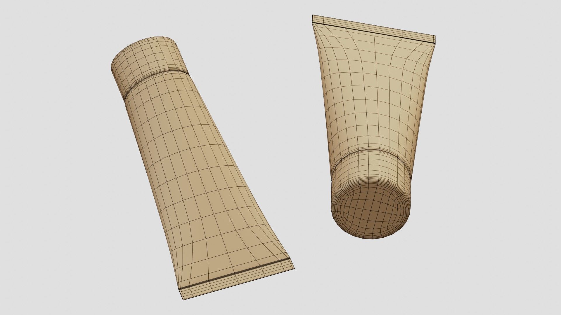 Black Cosmetic Tube 04 3D model_9