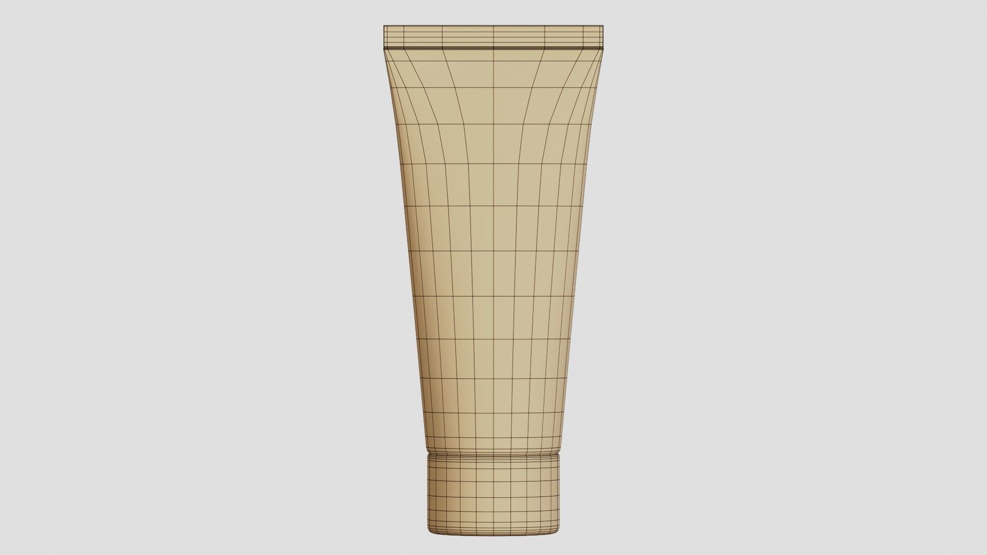 Black Cosmetic Tube 04 3D model_5