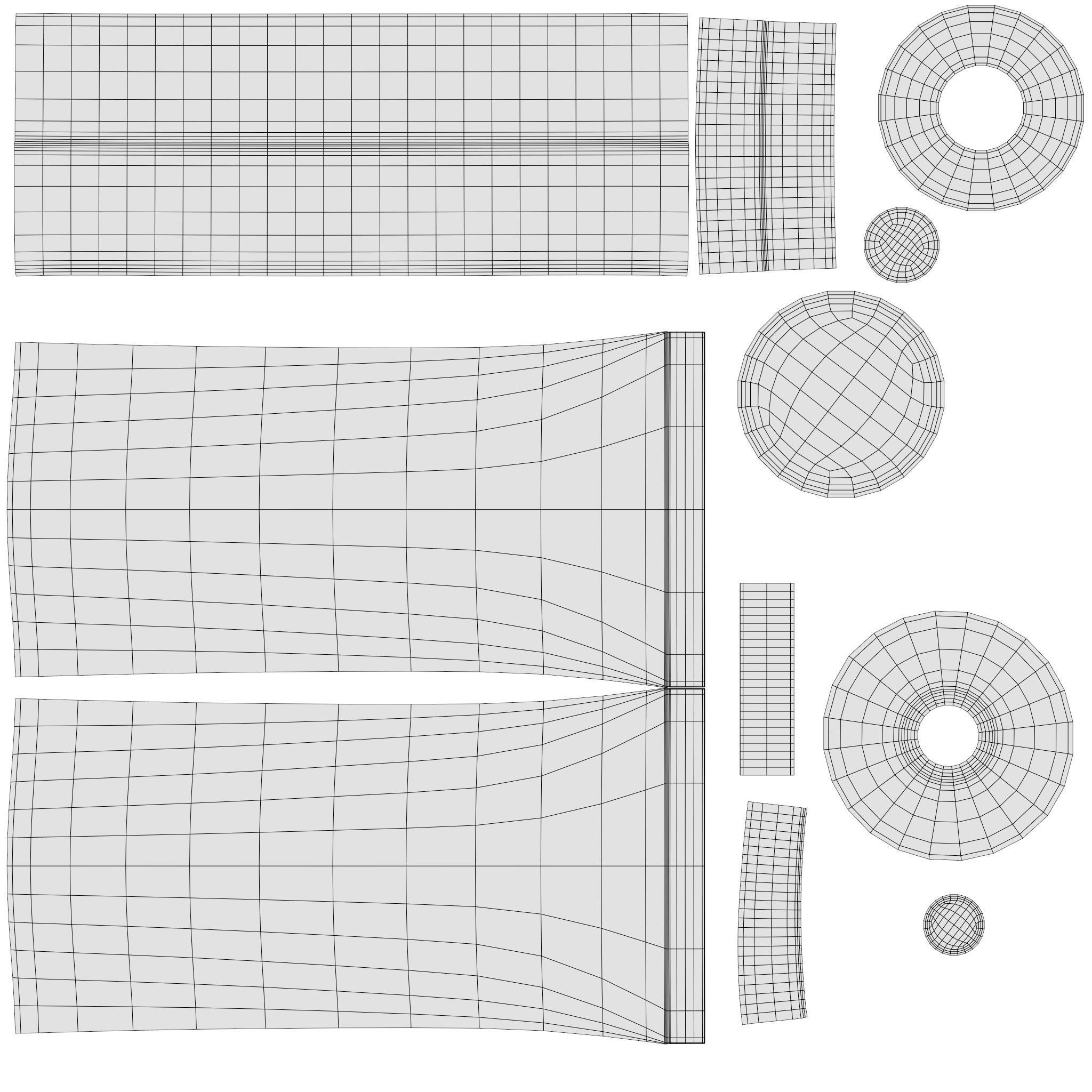 Black Cosmetic Tube 04 3D model_12