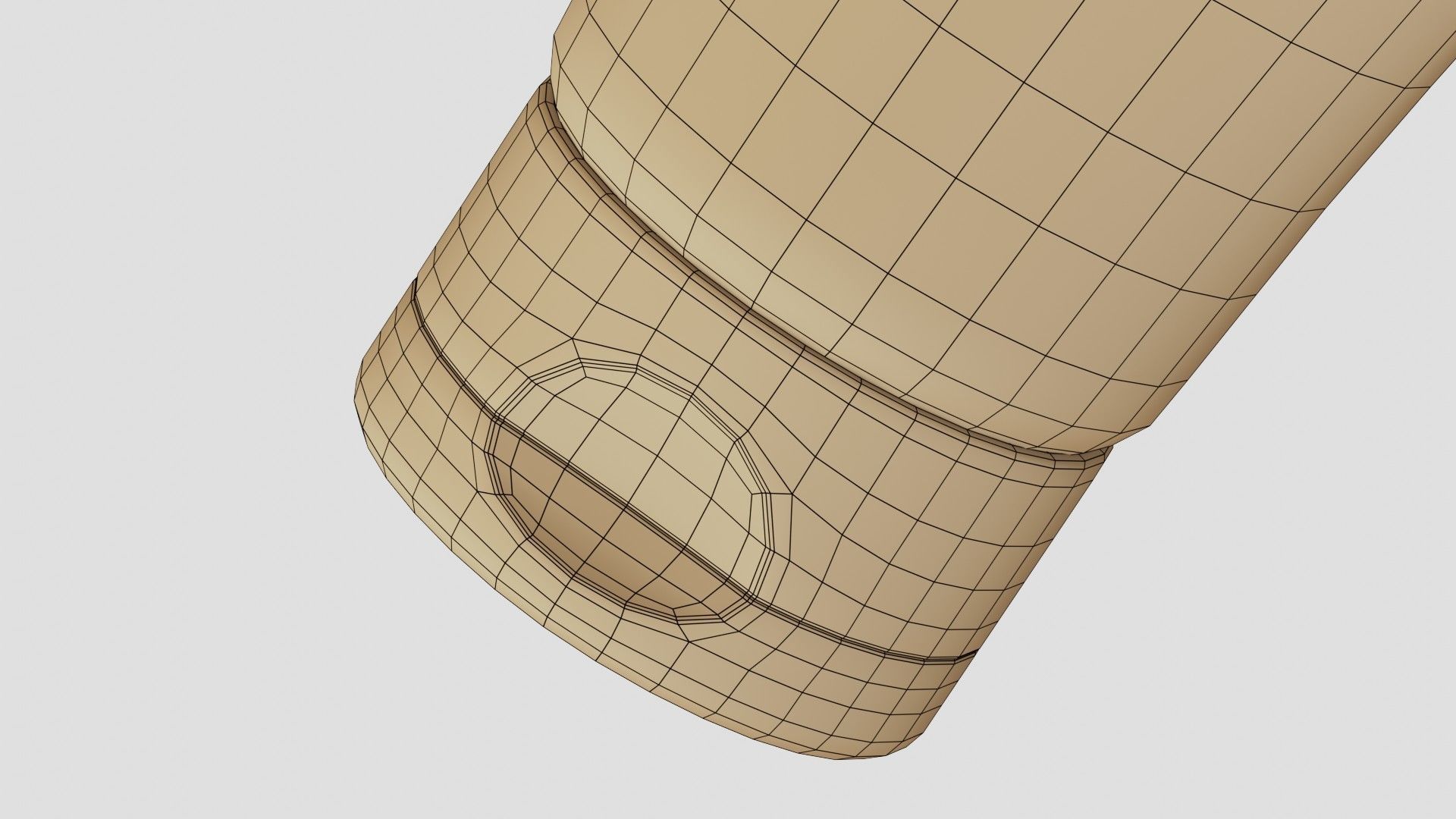 Black Cosmetic Tube 05 3D model_8