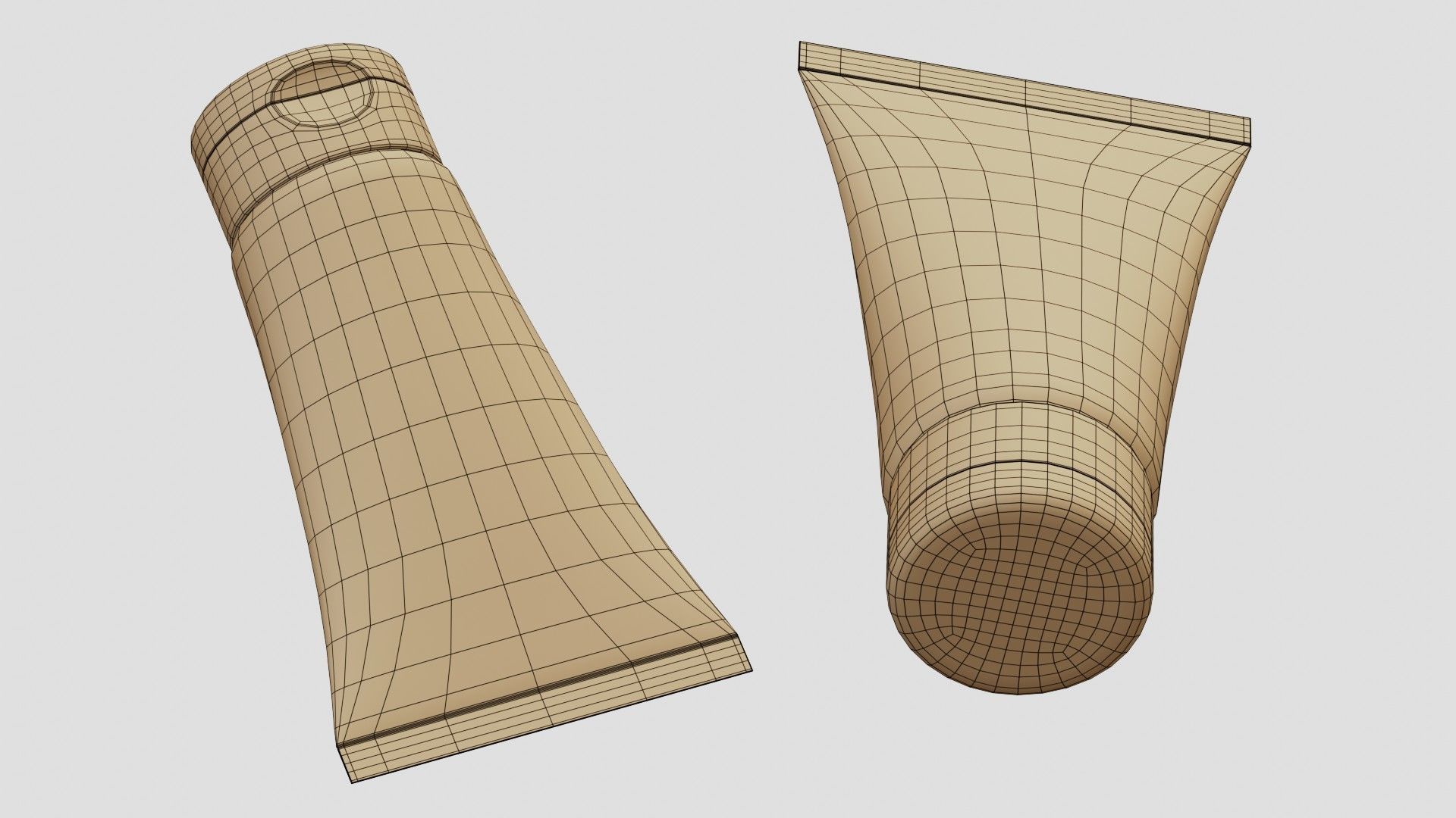 Black Cosmetic Tube 05 3D model_9