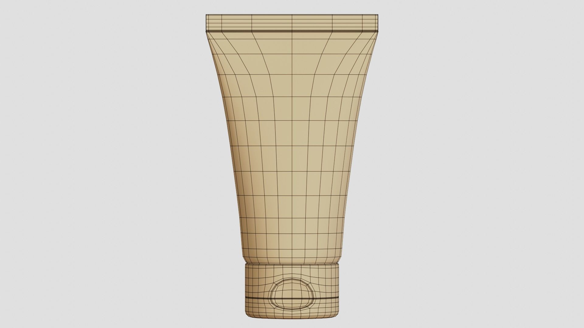 Black Cosmetic Tube 05 3D model_5