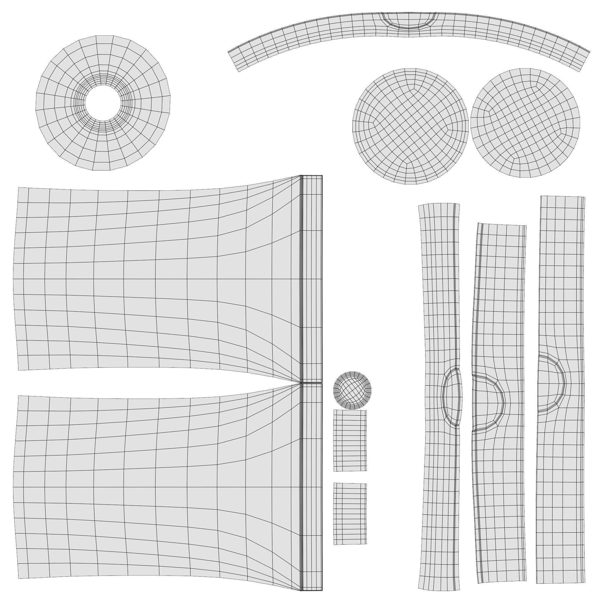 Black Cosmetic Tube 05 3D model_12