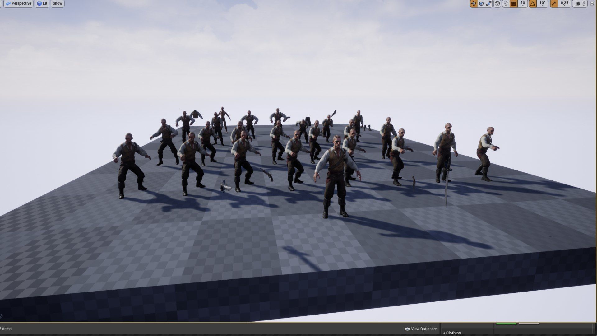 Pirate 3 Low-poly 3D model_13