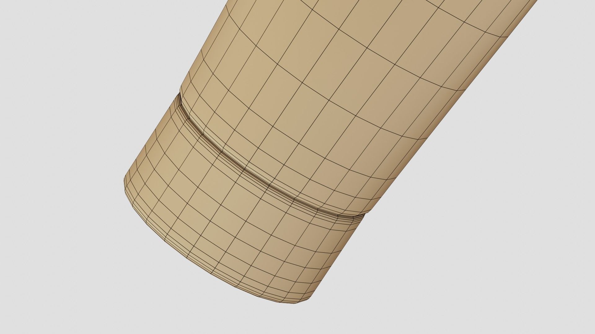 Black Cosmetic Tube 06 3D model_8